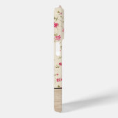 Niedliches Personalisiertes Shabby Chic Blumenholz Case-Mate iPhone Hülle (Rückseite / Rechts)