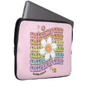 Niedliches Personalisiertes Sleepaway Summer Camp Laptopschutzhülle (Vorne Rechts)
