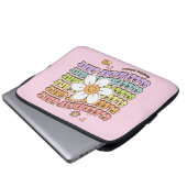 Niedliches Personalisiertes Sleepaway Summer Camp Laptopschutzhülle (Vorne Knopf)