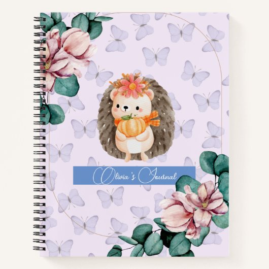Niedliches Personalisiertes SpiralNotebook Notizblock (Vorderseite)