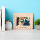 Niedliches, Personalisiertes Vierpunktsternmuster Geätzte Rahmen