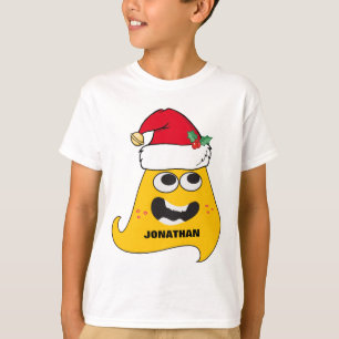 Niedliches Personalisiertes Weihnachtsmonster 2 T-Shirt