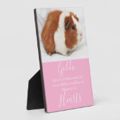 Niedliches Pet-Memorial Fotoplatte (Seite)