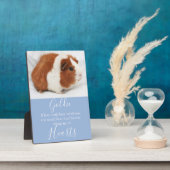 Niedliches Pet-Memorial Fotoplatte (Seite)