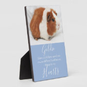 Niedliches Pet-Memorial Fotoplatte (Seite)