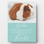 Niedliches Pet-Memorial Fotoplatte (Vorderseite)