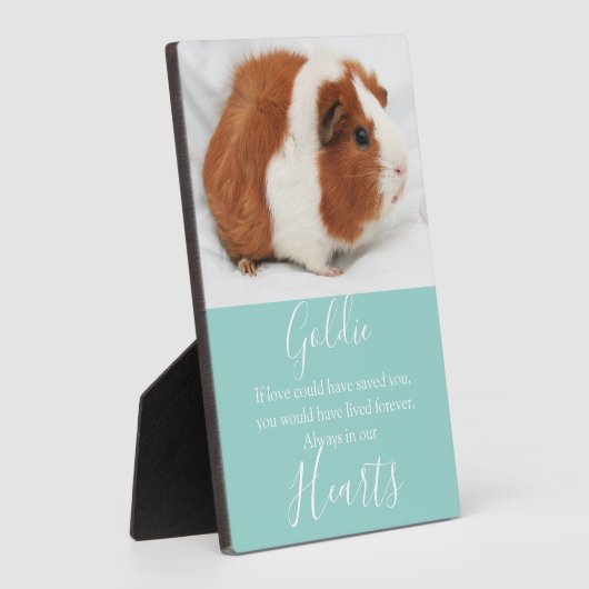 Niedliches Pet-Memorial Fotoplatte (Seite)