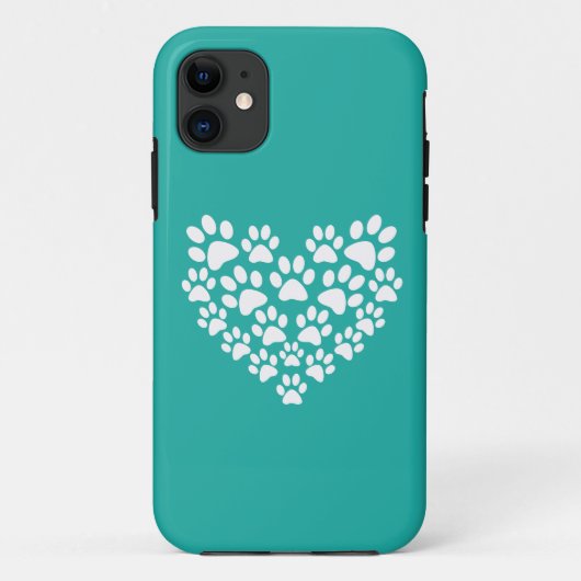Niedliches Pet Pad Print Heft Case-Mate iPhone Hülle (Rückseite)