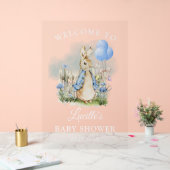 Niedliches Peter Rabbit Baby Shower Boy Akryllisch Acrylschild (Hochzeit)