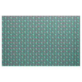 niedliches Pfaufedermuster Stoff (Yard (91,4 cm))