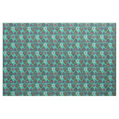 niedliches Pfaufedermuster Stoff (Fat Quarter (45,7 x 55,9 cm))