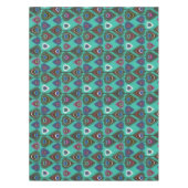 niedliches Pfaufedermuster Tischdecke (Vorderseite)