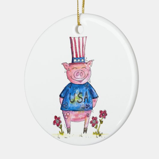 Niedliches Pfeifen Keramik Ornament (Links)