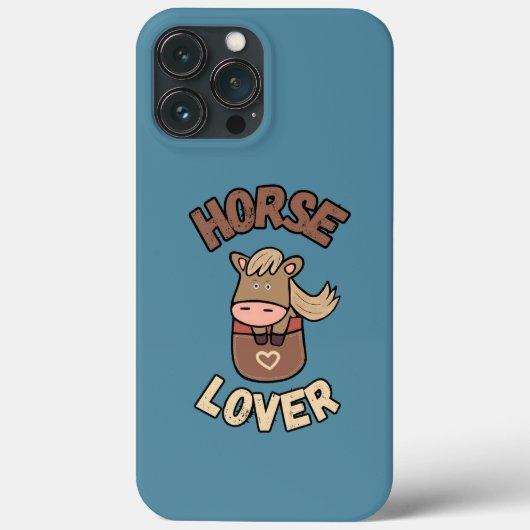 Niedliches Pferd Case-Mate iPhone Hülle (Rückseite)