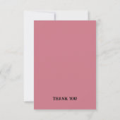 Niedliches Pferd Dankeskarte (Rückseite)