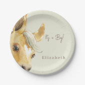 Niedliches Pferd Es ist eine Baby-Dusche Pappteller (Vorderseite)