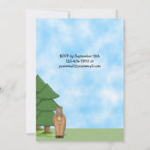 Niedliches Pferd & Hütte Geburtstagseinladung für Einladung (Rückseite)