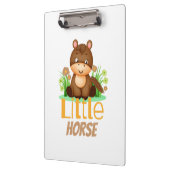 Niedliches Pferd Klemmbrett (Links)