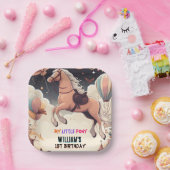 niedliches Pferd mein kleines Pony ersten 1. Gebur Pappteller (Party)