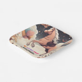 niedliches Pferd mein kleines Pony ersten 1. Gebur Pappteller (Gewinkelt)