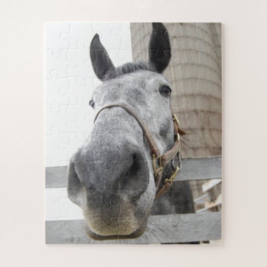 Niedliches Pferd Nah Puzzle (Vertikal)