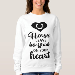 Niedliches Pferd Reitpferd Pony Sweatshirt