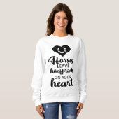 Niedliches Pferd Reitpferd Pony Sweatshirt (Vorne ganz)