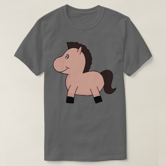 Niedliches Pferd T-Shirt (Design vorne)