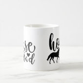 niedliches Pferd Vater Wortart Kaffeetasse (Mittel)
