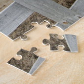 Niedliches Pferd vor einer Scheune Puzzle (Seite)