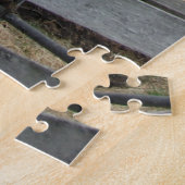 Niedliches Pferd vor Silo Puzzle (Seite)