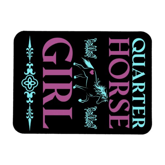 Niedliches Pferdchen Magnet (Horizontal)