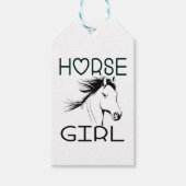 Niedliches Pferdchen Pferderasse Liebe Cowgirl Geschenkanhänger (Vorderseite)