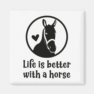 Niedliches Pferdeliebhaber Western Reitfarm Pony Magnet
