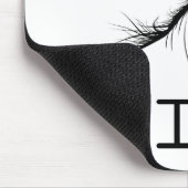 Niedliches Pferdemädchen Pferderasse CowgirlPferde Mousepad (Ecke)