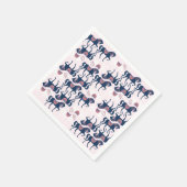 Niedliches Pferdepapier Napkins Serviette (Ecke)