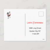 Niedliches Pferdeschlaf zum Geburtstag Feiertagspostkarte (Rückseite)