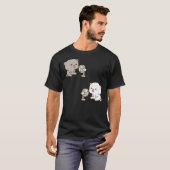 Niedliches Pfirsich und Goma Funny Moment mit Fan  T-Shirt (Vorne ganz)