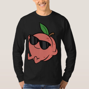 Niedliches Pfirsichfrucht Entspannende Lazy Peach T-Shirt