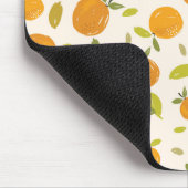 Niedliches Pfirsichfruchtmuster Mousepad (Ecke)