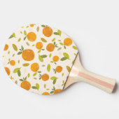 Niedliches Pfirsichfruchtmuster Tischtennis Schläger (Seitenansicht)