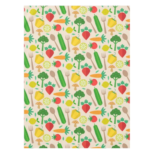 Niedliches Pflanzenmuster Tischdecke (Vorderseite)