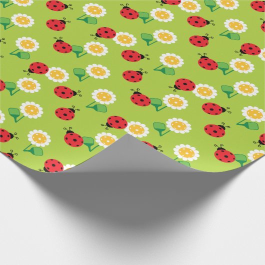 Niedliches Pflückpapier 🌼 Molkereien Geschenkpapier (Ecke)