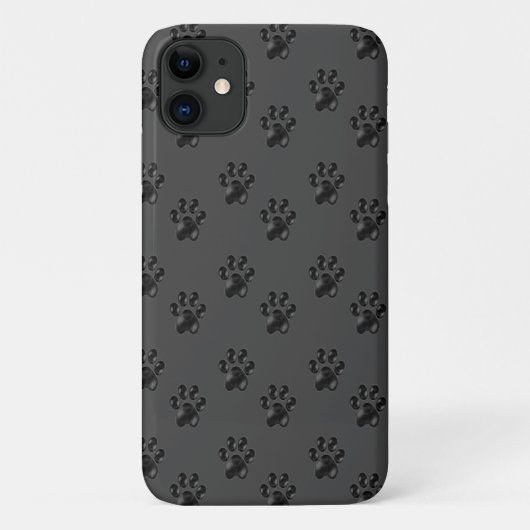 Niedliches Pfotenmuster Case-Mate iPhone Gehäuse Hülle (Rückseite)