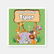 Niedliches Phantastisches Zoo-Tier-Party