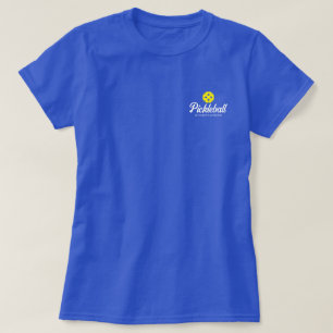 Niedliches Pickleball-Logo zum Shirt für Frauen