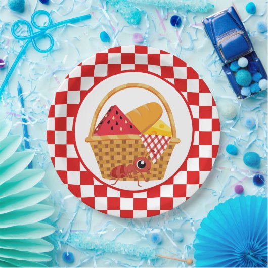niedliches Picknick-Ameise-Party Pappteller (Party)