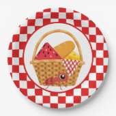 niedliches Picknick-Ameise-Party Pappteller (Vorderseite)