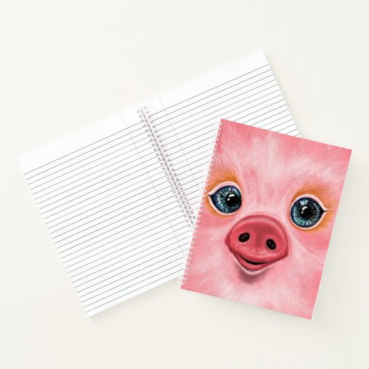 Niedliches Pig-Notebook Notizblock (Innenseite)