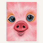 Niedliches Pig-Notebook Notizblock (Vorderseite)